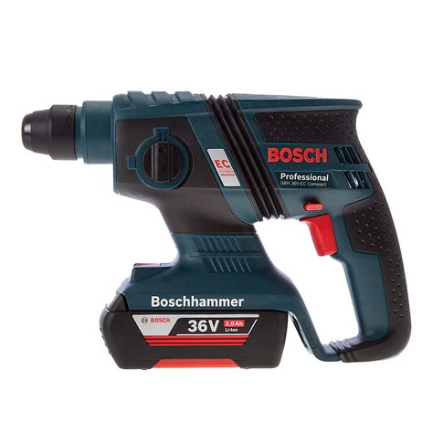 toolstop bosch gbhv ec  compact brushless sds  rotary hammer drill   ah batteries