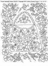 Coloring Pages Adult Whimsical Designs Stress Relieving Handbag Icolor Detailed Beautiful Flower Colouring Book Pattern Sheets Etsy Books Drawings Patterns sketch template