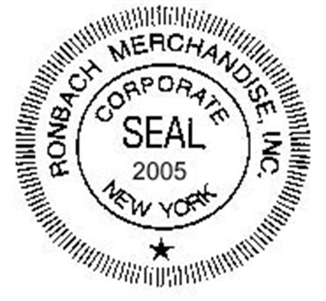 corporate seals supplies