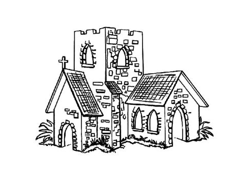 church coloring pages  place  color coloring pages