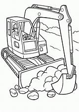 Coloring Construction Pages Printable Equipment Tools Worker Excavator Print Vehicles Color Colouring Getcolorings Excavators Getdrawings Pdf Colorings Comments Colornimbus Coloringhome sketch template