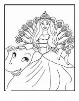 Coloring Pages Barbie Princess Color Printable Island Wedding Kids Print Charm Popular Coloringhome School Library Clipart Comments sketch template