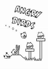Angry Pigs Slingshot sketch template