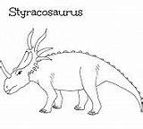 Styracosaurus Dinosaurs Pages Coloringpagesonly Dinosaur sketch template
