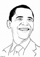 Obama Coloring Barack Michelle Pages Drawing President Large Color Sheet Printable Getcolorings Edupics Getdrawings sketch template