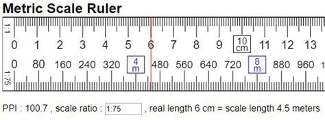 scale ruler    calibrated  actual size  scale ratio  variable