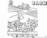 Barn Hills Coloring Pages Printable Kids sketch template