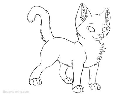 anime chibi cat coloring pages