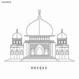 Colouring Adabi Mosque Printable Kids Pages Ramadan London Books sketch template