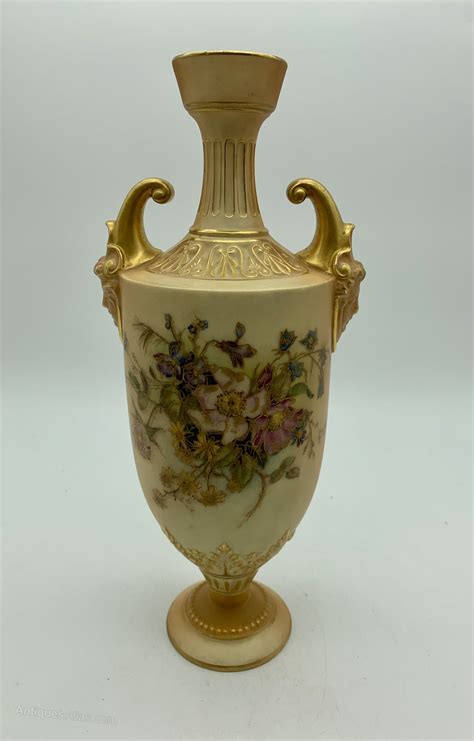 antiques atlas antique royal worcester pedestal vase circa