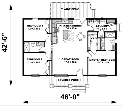 house plan  ranch style   sq ft  bed  bath