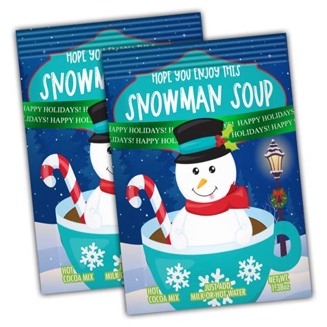 snowman soup printable pretty party crafty