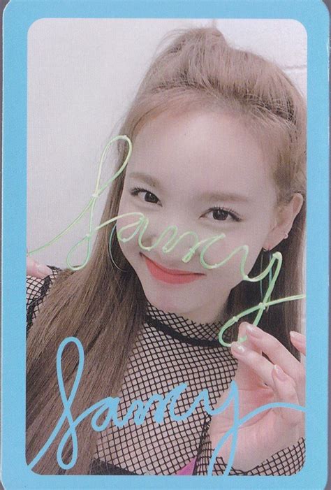 Fancy You Album Card Nayeon Photocard Photo Cards Nayeon
