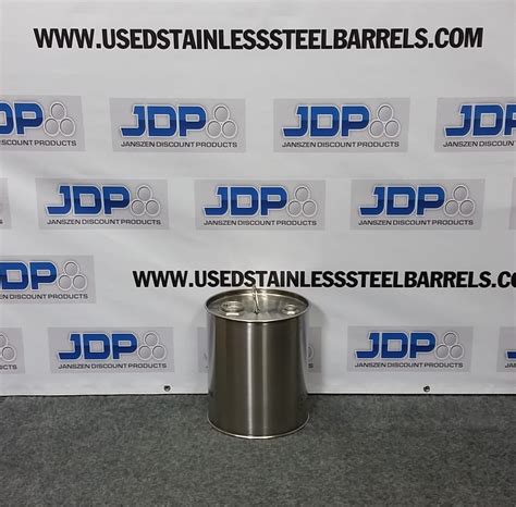 gallon  stainless steel barrel closed head  mm closed top