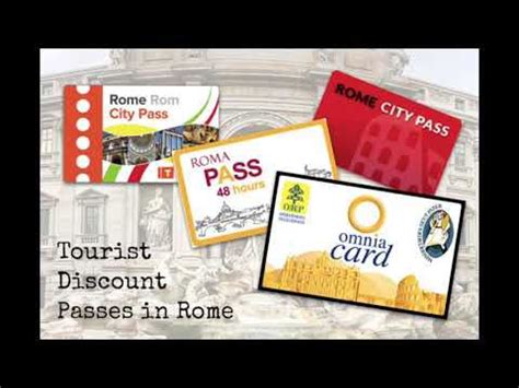 post includes information  reviews     rome discount tourist passes