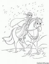Frozen Elsa Ausmalbild Arendelle Cold Freddo Ausmalen Colorkid Pobarvanka Reine Neiges Olaf Serce Reino Hielo Kristoff Pferde Corazón Fría Kolorowanki sketch template
