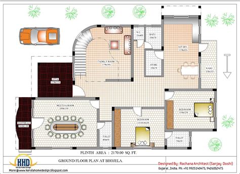luxury indian home design  house plan  sqft kerala home design  floor plans