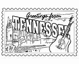 Tennessee Coloring Pages State Printables Stamp Vols Usa States Tn Printable Color Activities Worksheets Nashville Tree Map Kids Go University sketch template