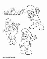 Smurfs Smurfette Clumsy Kolorowanki Colouring Disegno Enjoyment Odwiedź Cartoni sketch template