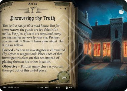 discovering  truth  path  carcosa arkham horror  card game arkham horror
