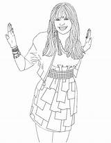 Hannah Montana Coloring Pages Samuel Printable Color Comments Coloringme Template Getcolorings Trend sketch template