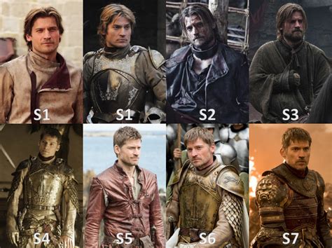 The Evolution Of Jaime F King Lannister Freefolk