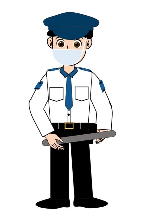 security guard clipart security guard cartoon pics cartoon