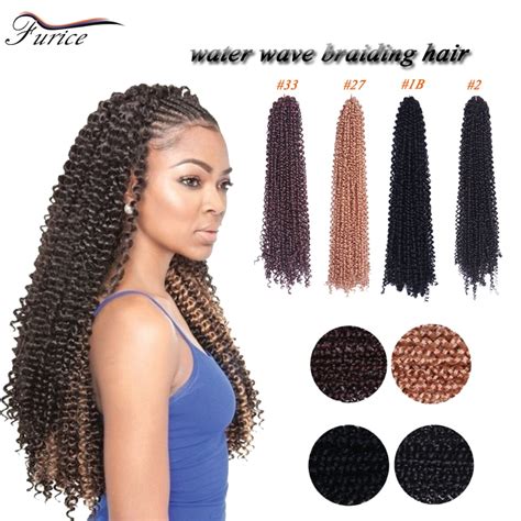 freetress deep twist crochet braids hair extension water wave color 1b