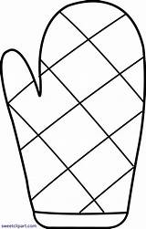 Oven Clipart Clip Outline Mitt Baking Gloves Toaster Mitten Cooking Mittens Microwave Line Mit Open Transparent Cliparts Dirty Library Square sketch template