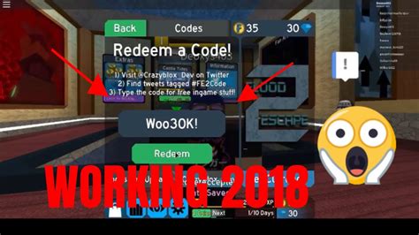 roblox flood escape 2 twitter codes breaking point s