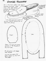 Moccasins Moccasin Chausson Mocassin Chaussette Iroquois Chaussure S64 sketch template