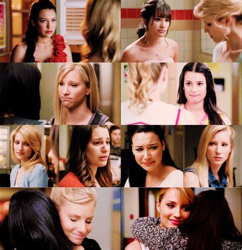 faberry brittana parallels glee cast glee memes glee