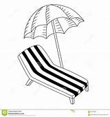 Coloring Chair Beach Umbrella Draw Incredible Getdrawings Pages Color Getcolorings sketch template