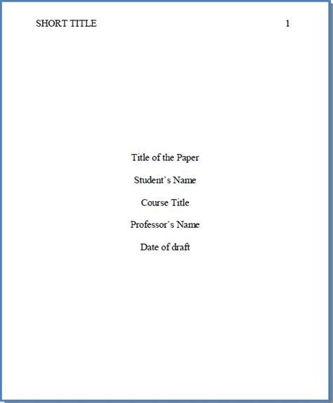 proper  format title page  style home