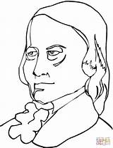 Schumann Dibujo Supercoloring Composers sketch template