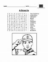 Cub Scout Scouts Bobcat Oath Scouting sketch template