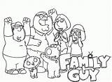 Guy Family Coloring Pages Printable Sheets Colouring Print Color Stewie Kitty Hello Cat Cartoons Japanese Guys Boys Kids Comments sketch template