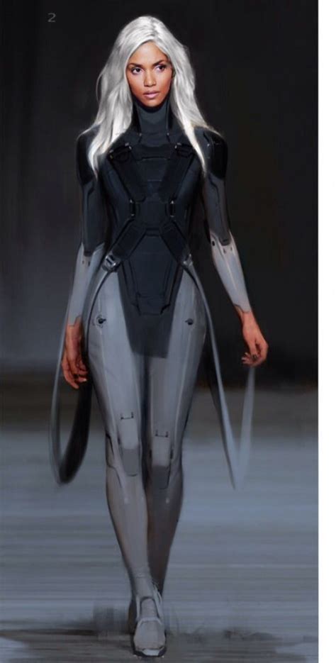 Halle Berry Cyberpunk Fashion Futuristic Costume