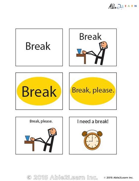 break flashcards  teaching resources