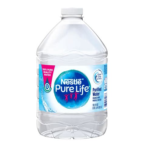 nestle pure life purified water  fl oz plastic bottled water