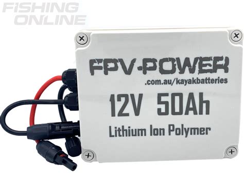 fpv power ah  kayak lithium battery  charger combo fishing