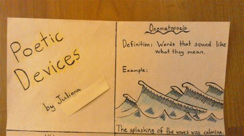 poetic devices project julianas blog