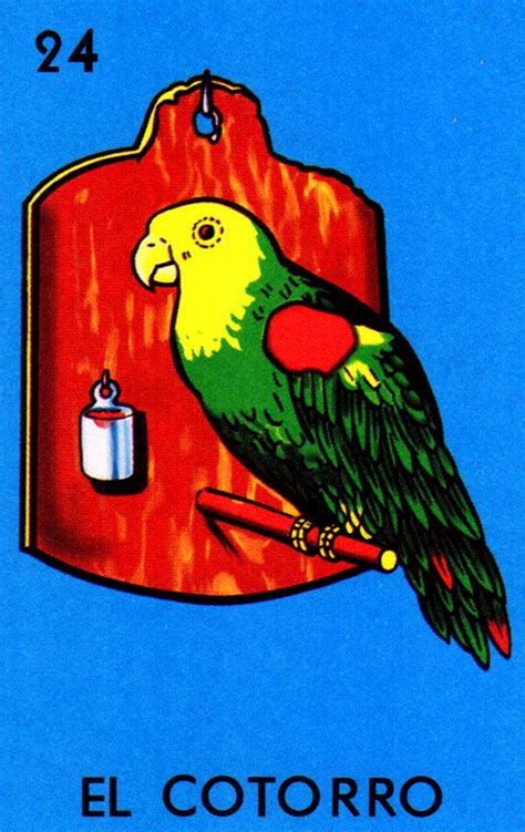 24 El Cotorro Loteria Cards Loteria Shop Art Prints