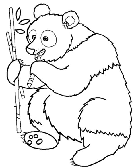 disney coloring pages cute panda bear coloring pages  kids