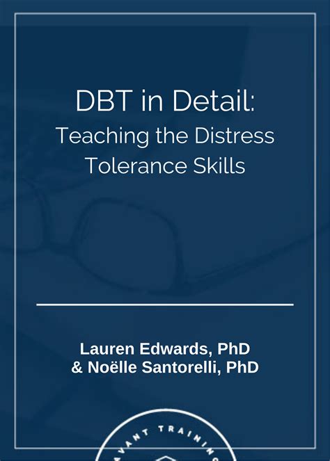 dbt  detail teaching  distress tolerance skills avant training