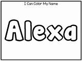 Alexa Name Tracing Kdg Prep Editable Preschool Non Activities sketch template