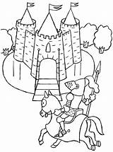 Knights Ritter Coloring Pages sketch template