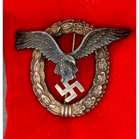 German Wwii Luftwaffe Pilots Badge By Bandnl Auctions And Price Archive