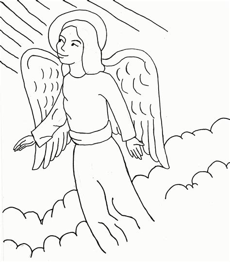 printable adult coloring page  angels coloring home