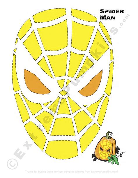 spiderman pumpkin pattern pumpkin carving pattern spider flickr